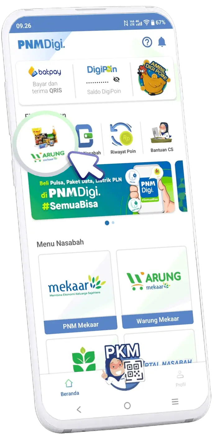 PNMDigi warung mekaar